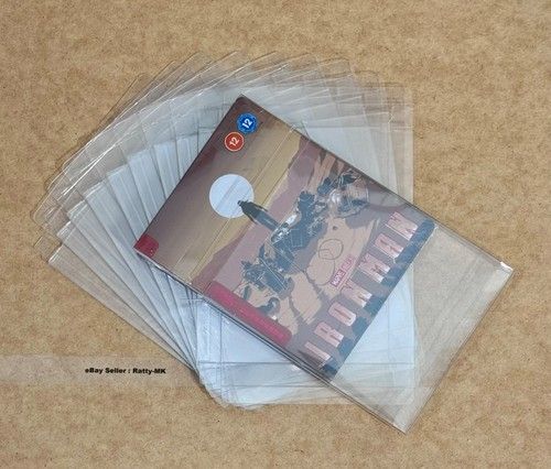 BLU RAY STEELBOOK PROTECTIVE SLIPCOVERS / SLEEVES / PROTECTORS RMK2 (PACK OF 10)