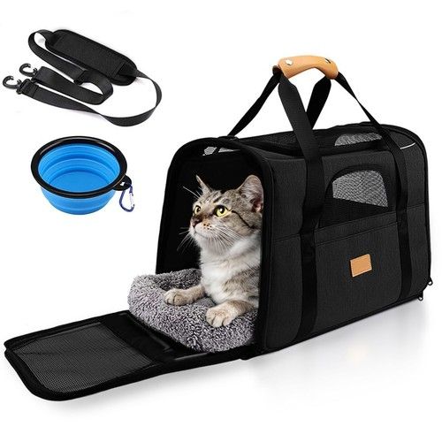 Cat Carrier Bag Portable Soft Fabric Folding Dog Puppy Large Pet Travel Gift New