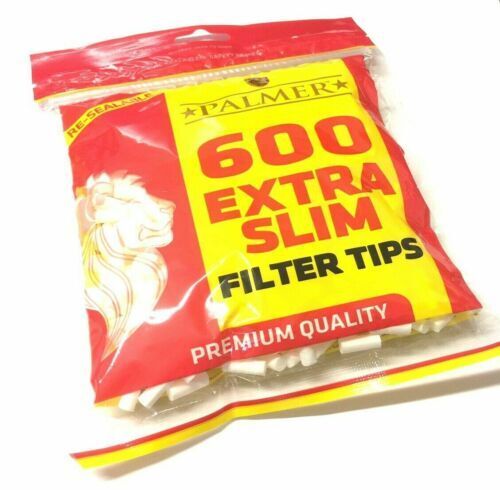 PALMER EXTRA SLIM  Tips Resealable Bag Smoking UK 1 2 4