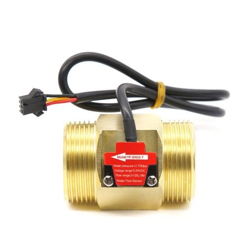 1/2"3/4"1"Brass Hall Water Flow Sensor for Monitor Water Flow The Machine/Heater