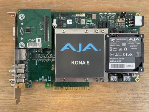 AJA KONA 5 8K 12G-SDI PCIe Video I/O Card 4× Bidirectional SDI HDMI KONA-5-RO — image 1