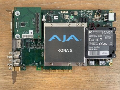 AJA KONA 5 8K 12G-SDI PCIe Video I/O Card 4× Bidirectional SDI HDMI KONA-5-RO