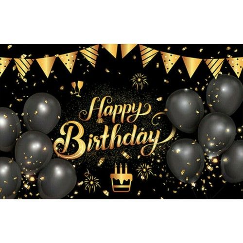 Happy Birthday Backdrop Banner Background Cloth Photo Props Party Decor Tool