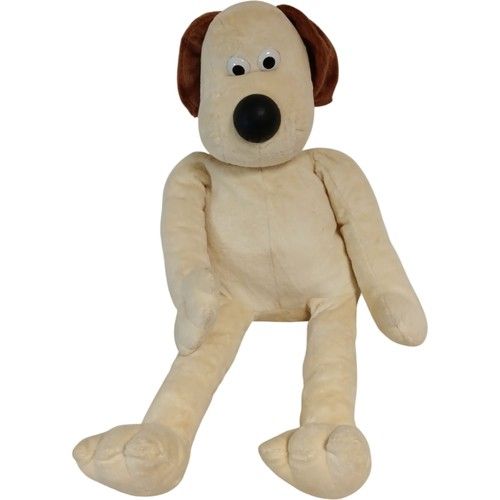 Wallace & Gromit Plush Dog Soft Toy Large Beige Brown Collectible Preloved