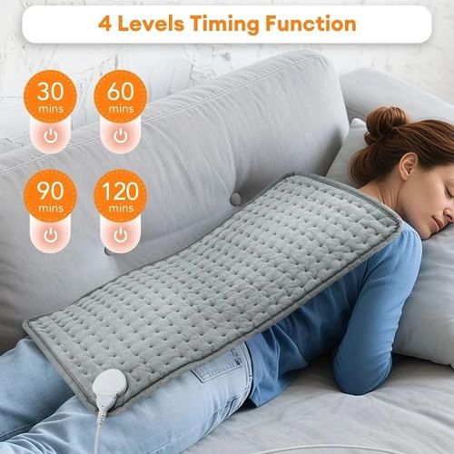 Therapeutic Electric Back Heat Pad Wrap for Muscle Tension Back Neck Pain Relief — image 4