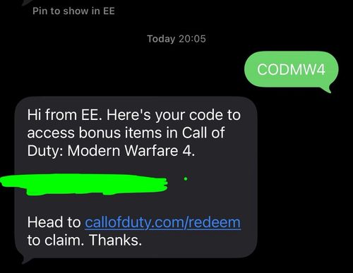 Call of Duty Modern Warfare EE Rewards Bamboo Breach Bundle Code — image 2
