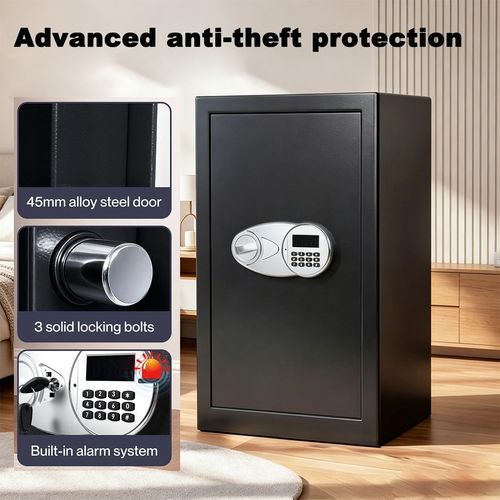 85L Large Door Security Safe Box Home Safe Lock Box with Fireproof Security Safe — image 10
