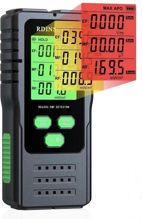 EMF Meter Reader Tester Digital Electromagnetic Field Radiation Ghost Detector — image 3