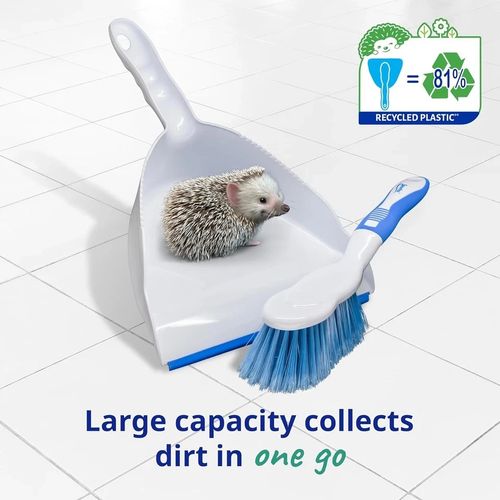 Spontex Dustpan & Brush Set | Large Capacity | Durable Bristles &...  — image 3