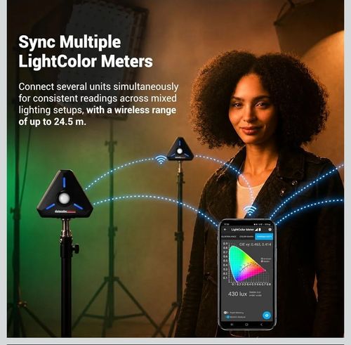 Datacolor LightColor Meter LCM200 Light/Lux Colour Temp Meter, Bluetooth App — image 4
