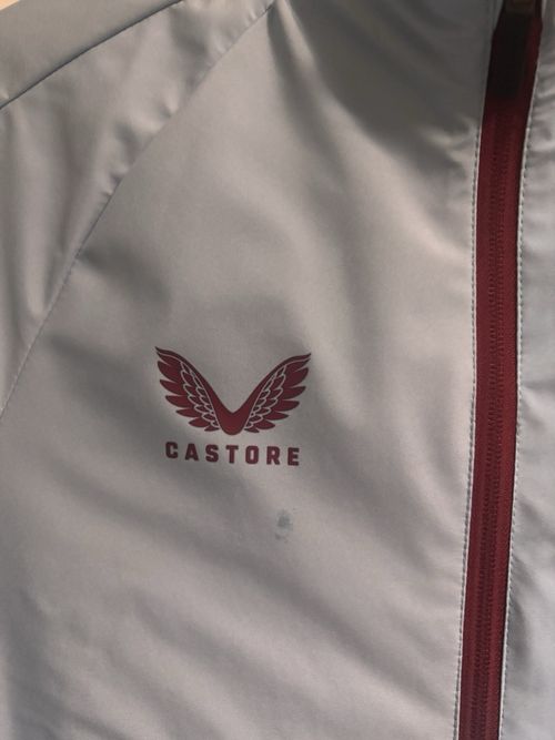 Aston Villa AVFC Castore Jacket Light Blue Zip Up Training Top Size 10 Womens — image 3