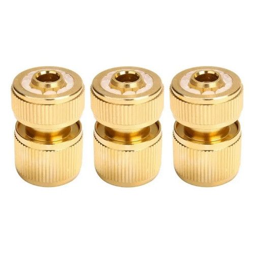 1/2" Brass Water Hose Pipe Tap Adaptor Fitting Watering Garden Hose Connector