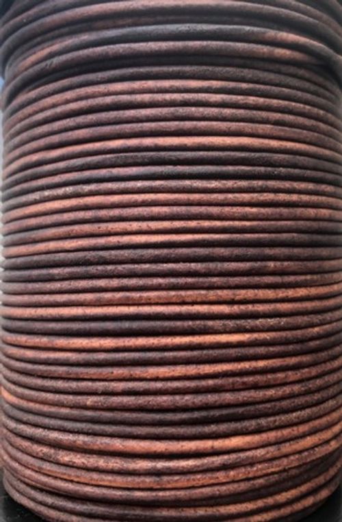 2.5mm Real Round Leather Genuine Cord String Thong 100m Jewellery Craft