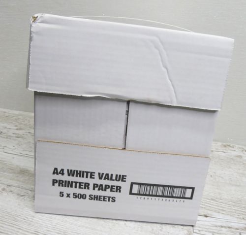 A4 copier printer paper 2500 sheets  white 5 reams bulk value Office home — image 10