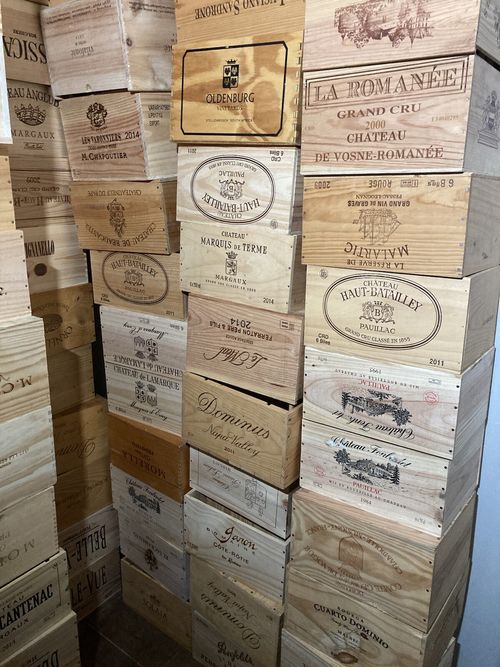Wooden Wine Box Crate - CLEARANCE BOXES - Hamper, Projects. Storage, Allotments — image 14
