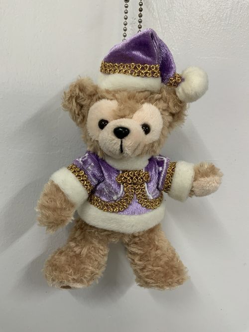 Disney Duffy Bear Plush Tokyo Disney Sea Christmas Doll Badge Keychain 16cm — image 2