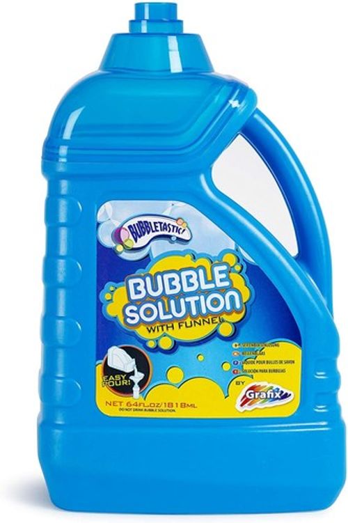1.8L Giant Bubble Solution Ready Mixed Liquid Fluid Funnel Wand Machine Refill