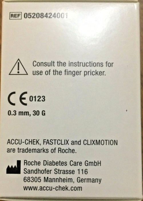 Accu chek fast clix lancets 204 tests/34 drums SENT FLAT PACKED Use by Oct 2027 — image 4