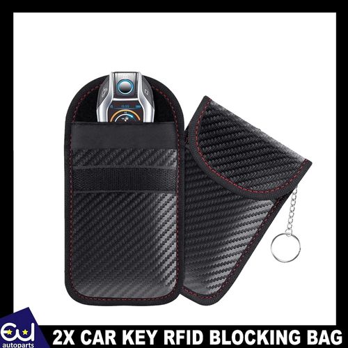 2X RFID BLOCKING CAGE CAR KEY SIGNAL BLOCKER FARADAY POUCH CASE FOB KEYLESS — image 6