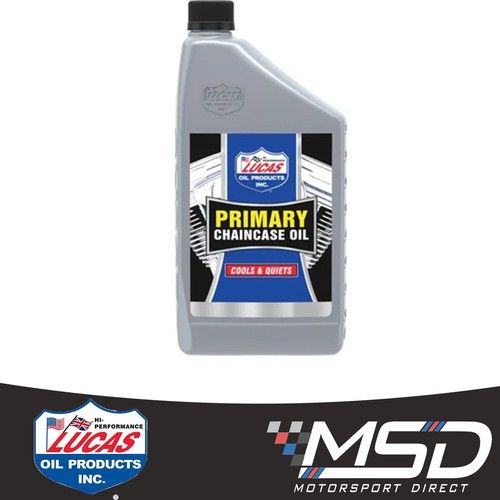 1 x Lucas Oil Primary Chaincase Motorcycle Oil - 1 Litre (Meets OEM Standard)