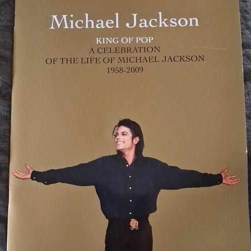 Michael Jackson Original Programme King of Pop 1958-2009 + Ticket