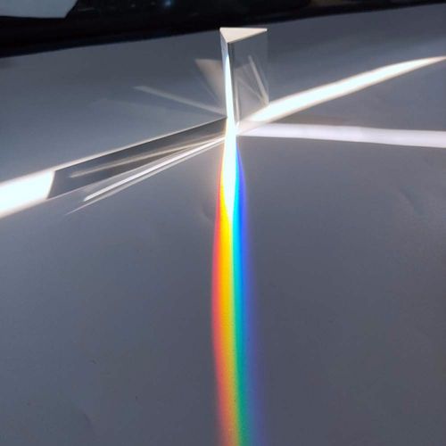 Kids Physics Stem Learning Science Toy Glass Reflecting Triangular Color Prism — image 4