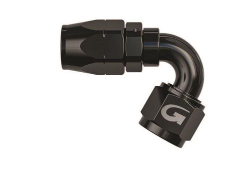 Goodridge 200 Series Cutter Style Fitting AN -8 AN8 8AN - 120 Degree Black — image 1