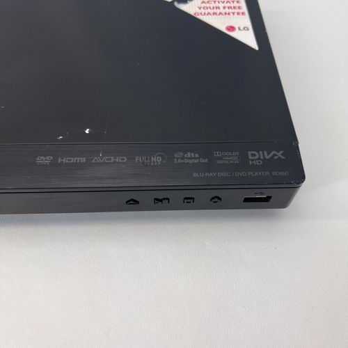 LG BD650 3D-Capable Blu-ray Disc Player HDMI 1920x1080 Black with Remote + Cable — image 5