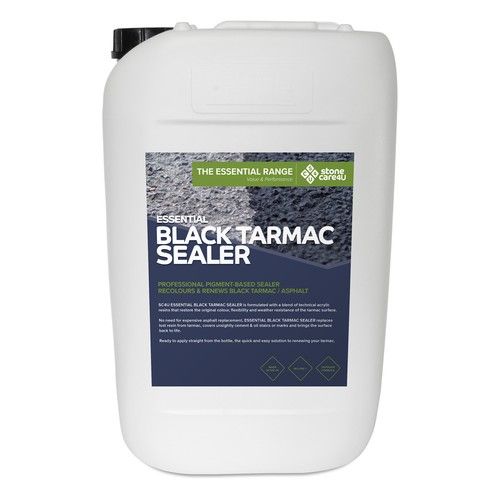 Black Tarmac Paint Sealer Repair and Colour Coating Old Asphalt Drives 25L