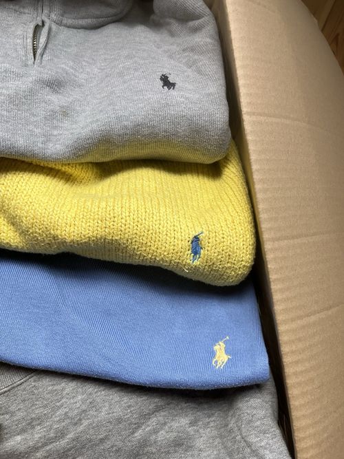 16 Piece Ralph Lauren Knits, Quater-Zips, etc Reseller Bundle Wholesale Job Lot — image 3