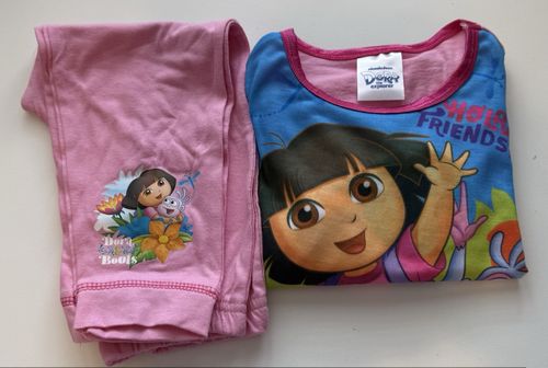 Nickelodeon Dora the Explorer & Boots Girls 2-Piece Pyjama Set 18-24M LS sku905 — image 6
