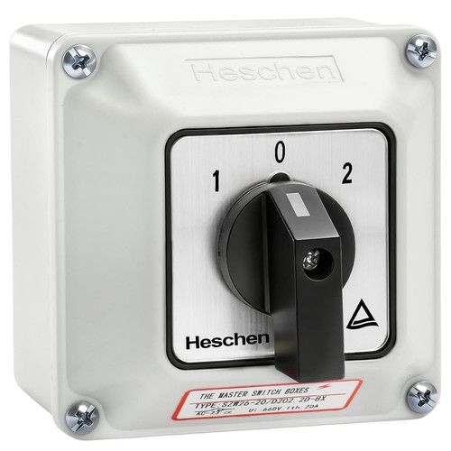 Universal Rotary Cam Selector Changeover Switch, SZW26-20/D202.2D, 660V 20A, On-