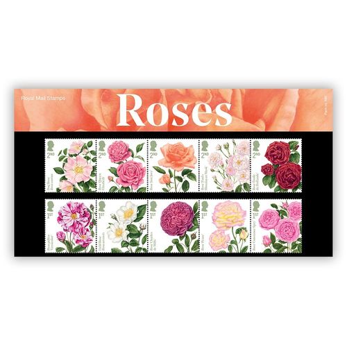 Roses Stamps Presentation Pack from Royal Mail — image 2