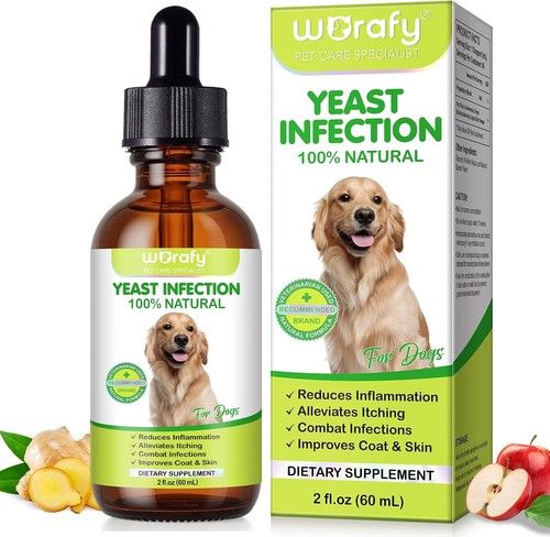 Yeast Infection Treatment for Dogs - Natural Remedy Itchy Skin & Ear Relief 60ml
