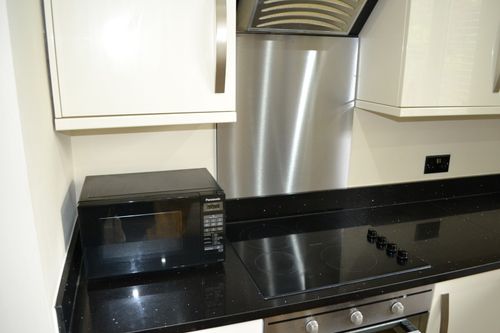 Stainless Steel Splashback Kitchen Wall Protector Behind Cooker Hob Brushed — image 4