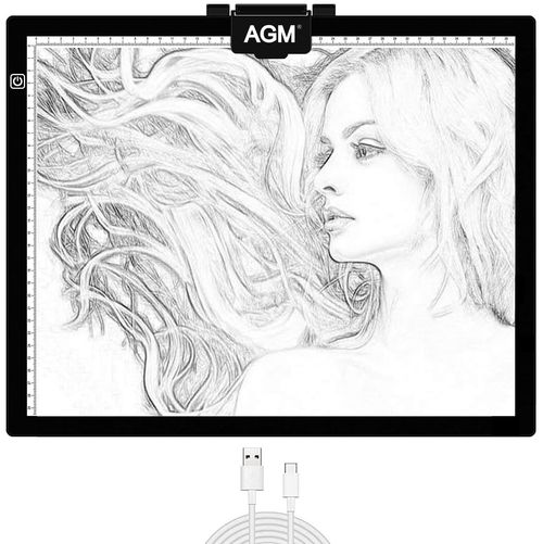 LED Light Pad Copy Board Drawing A3 Art Tracing Ultra Thin Adjustable Brightness — image 1