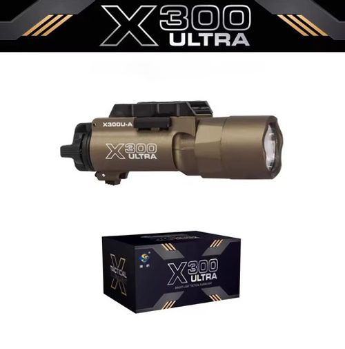 X300U LED Pistol Flashlight Tactical Weapon light 20mm Rail Fr Glock Rifle Hunt