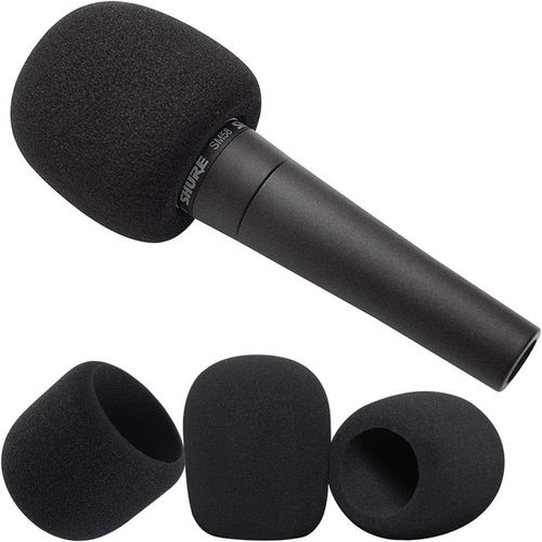 6pcs Foam Microphone Cover Pack Handheld Mic Windscreen Sponge Cap Shield — image 5