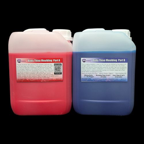 RTV Skin Safe Thixo Body Silicone Mould Making Rubber 5kg Kit
