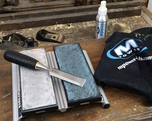 Double Diamond Sharpening Stone Set 300-600# Complete Sharpener Kit MPOWER SB2 — image 3