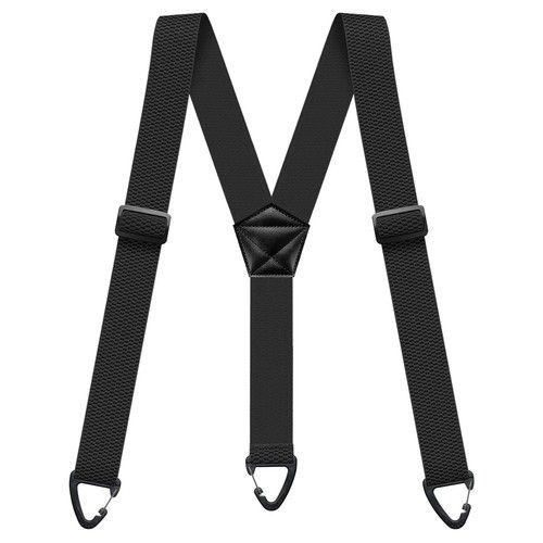 Heavy Duty Elastic Suspenders for Men Trouser Pants Braces Strap Work Belt UK