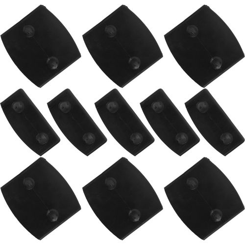 Black Plastic Bed Slat Caps Heavy Duty Bed Frame Support Replacement — image 6