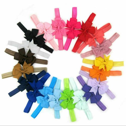10/20pack Newborn Baby Headbands Set Elastic Kids Girls Bow Hair Band Headdress — image 1