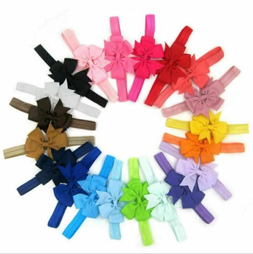 10/20pack Newborn Baby Headbands Set Elastic Kids Girls Bow Hair Band Headdress