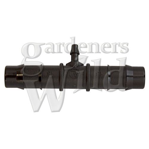 Cross Connector Tee Reducer 13mm-4mm Splitter Barbed Irrigation Pipe Fitting