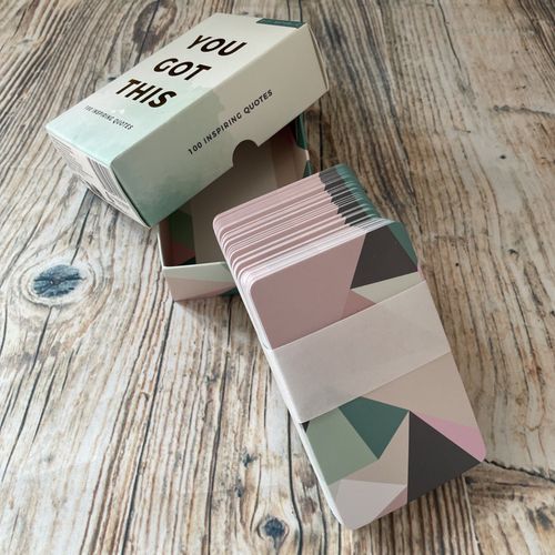 Gift Republic’You Got This’ card deck of 100 inspiring quotes to empower you — image 6
