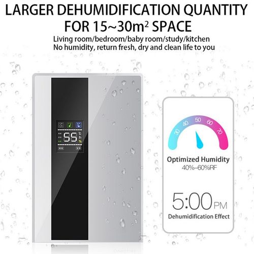 2.2L Large Dehumidifier Portable Quiet Home Air Dryer for Mould Moisture Damp — image 8