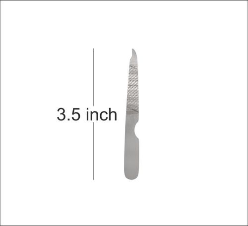 Stainless Steel Nail Files Double Sided Metal Nail File Manicure Pedicure Use UK — image 1