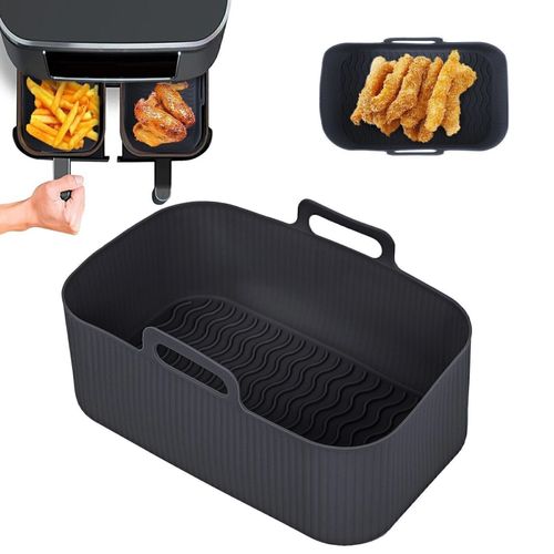 2X Silicone Air Fryer Liners Ninja Premium Dual Reusable Non-Stick Basket Insert — image 13