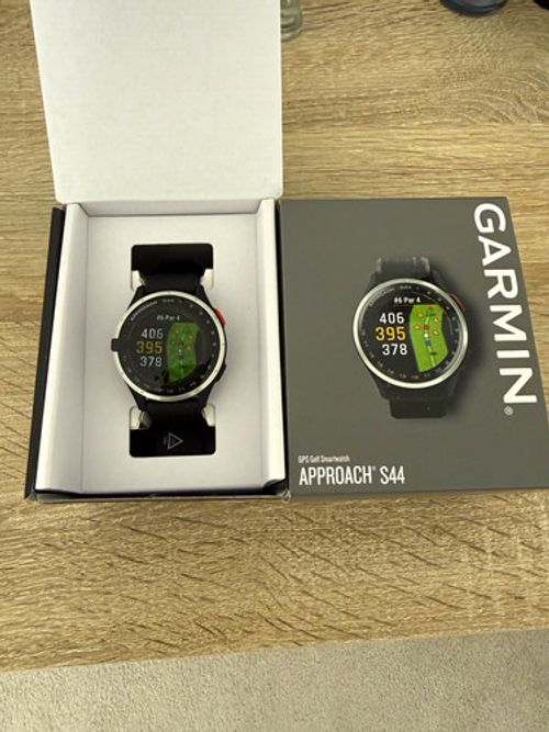 Garmin Approach S44 GPS Golf Smartwatch Touchscreen Bluetooth Black/Silver